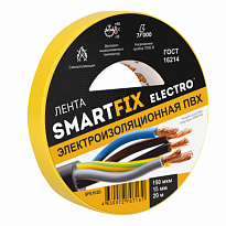 SmartFix Изолента ELECTRO 15мм*20м 150мкм желтая min 6шт